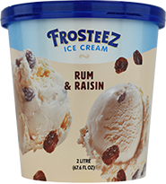 2 Litre Rum & Raisin